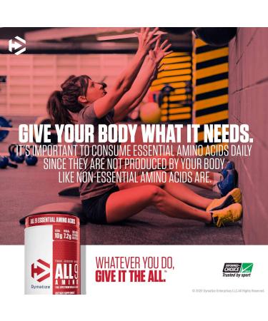 Dymatize All 9 Amino - Orange Cranberry | 30 Servings - Essential Amino Acids for Muscle Recovery - Buy Online on GoSupps.com