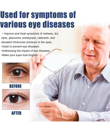 Presbyopia Recovery Treatment Drops Eye Drops for Dry Eyes Presbyopia Eyedrops for Dry Eye Eyedrops Balanced Ph Eye Therapy Drops Clear Eyes Redness Relief (3 Pcs) - Buy Online on GoSupps.com