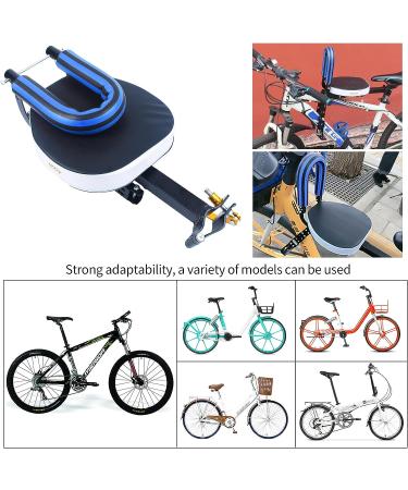 XIEEIX Child Bike Seat - Portable Foldable Front Mounted Kids Bike Seat - Ages 2-6 - Detachable, Suitable for All Bicycle Types - Blue - Buy Online on GoSupps.com