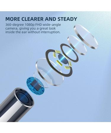 Wireless Otoscope 1080P Camera Ear Scope for Ear Wax Removal - Compatible with iPhone, iPad, Android - Ear Cleaner Tool with Light - Buy Online on GoSupps.com
