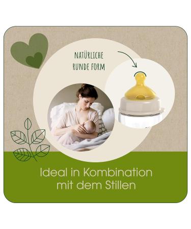 Nip Cherry Green Wide Neck Bottle 260ml - Brown Plastic Baby Bottle for Safe Feeding | International Shipping - Buy Online on GoSupps.com