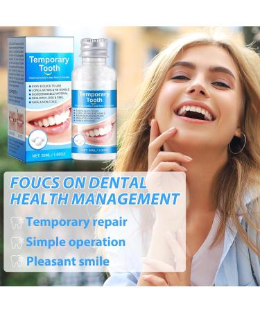 Temporary Tooth Filling Tooth Filling Repair Kit False Teeth for Temporary Tooth Filler Chipped Tooth Repair Kit for Broken & Missing Teeth Replacement (Tooth Repair Kit) - Buy Online on GoSupps.com