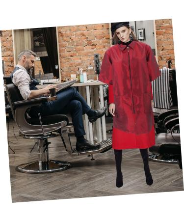 Ipetboom Hairdressing Overalls Grooming Clothes for Women Barber Apron Grooming Clothing Pet Grooming Apron Pet Grooming Work Wear Red Nylon Polyester Uniform Men and Women Modify - Buy Online on GoSupps.com