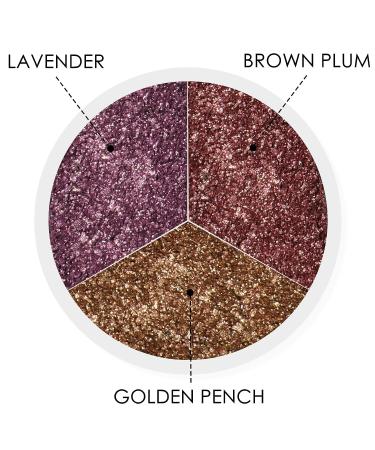 FOCALLURE 3 Pcs Mineral Glitter Eyeshadow Set - Long Lasting & Waterproof Formula for High-impact Eye Looks - Buy Online on GoSupps.com
