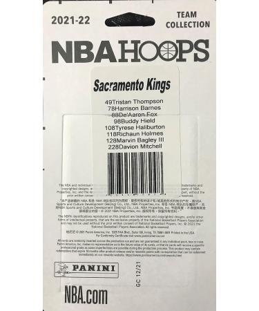 Sacramento Kings 2021-2022 Hoops Team Set with Davion Mitchell Rookie Card - Factory Sealed - Buy Online on GoSupps.com