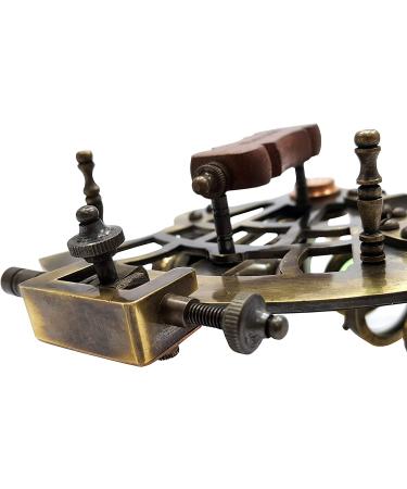 Brass Nautical Sextant in Hardwood Box - Marine Navigation Instrument - Buy Online on GoSupps.com