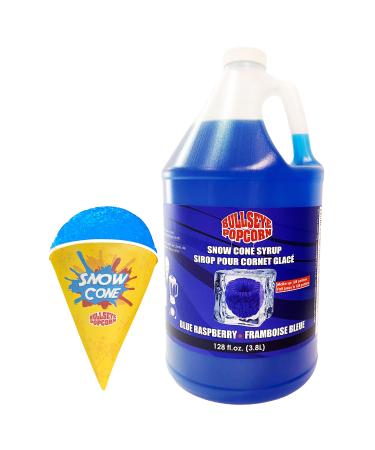 Bullseye popcorn Snow cone syrup Blue Raspberry 3.8L / 128FL oz