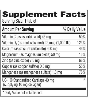 Voltaren Joint Health Supplement with UC-II Collagen Calcium & Vitamin D 30 Count for Healthy Aging - Buy Online on GoSupps.com