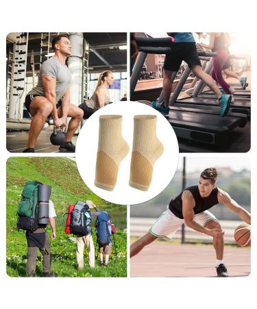 Buy VOCOSTE Adjustable Ankle Support Brace - Breathable Wrap for Sports & Running Beige Size L - Buy Online on GoSupps.com