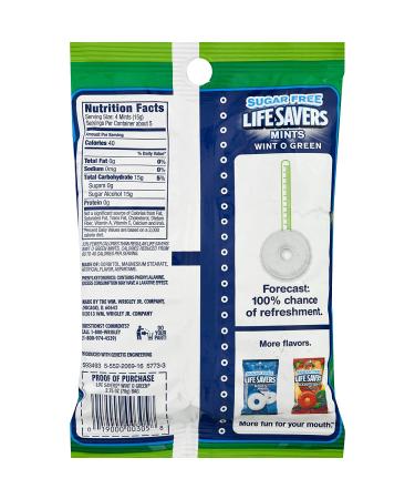 LifeSavers Wint-O-Green Hard Candy No Sugar - Pack of 2 - Buy Online on GoSupps.com