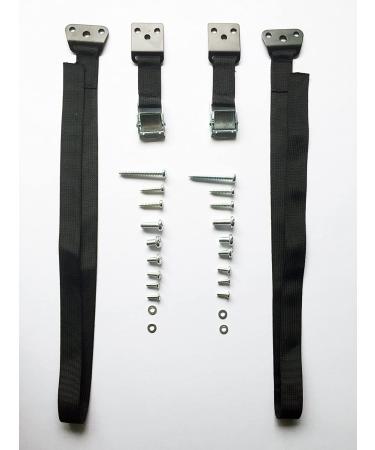 The Baby Lodge TV and Furniture Anti Tip Straps - Safety Furniture Wall Anchors for Baby Proofing Flat Screen TV  Dresser  Bookcase  Cabinets  and More - All Metal  No Plastic Parts (2 Pack  Black) - Buy Online on GoSupps.com