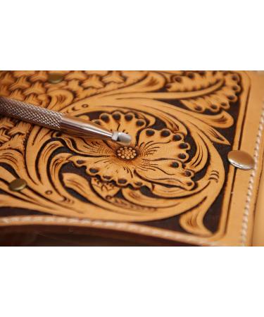 4pcs Stainless Steel Leather Beveling Set - Smooth Angle Beveler Stamps for DIY Leather Crafts - Buy Online on GoSupps.com