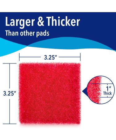 4 Pack USA Made Aquarium Cleaner - Hand Held Scrubber Pad & Scraper for Glass Walls - Fish Tank Cleaning Tools - Won't Scratch Glass - Ideal for Turtle & Fish Tank Maintenance - Buy Online on GoSupps.com