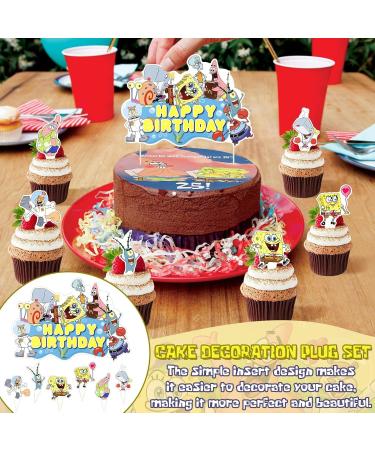 Buy 14 Pieces Edible Cake Toppers - 25th Birthday Decorations - Colorful Tortendeko for Parties - Buy Online on GoSupps.com