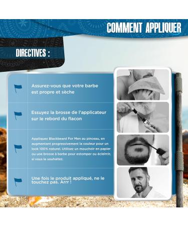 Blackbeard Men's Color Mascara Mustache Beard & Moustache Light/Medium Brown (Light/Medium Brown X2) - Buy Online on GoSupps.com