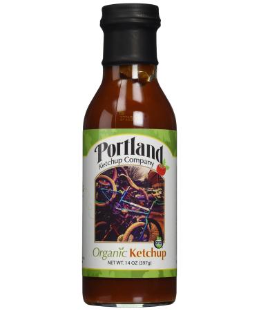 Organic Natural Ketchup: Portland Ketchup Company 14 oz Gluten-Free Vegan No-GMOs (3-Pack) 14 Ounce (Pack of 3)