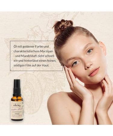 OLEIQ Plum Kernel Oil - Vegan Skin Care Oil for Firmer Vibrant Skin | 30ml Natural Cosmetics for Women & Men - Buy Online on GoSupps.com