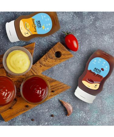 Keto Skinny Sweet Curry Sauce 300ml - Low Carb Vegan Diet Sauce - Sugar Free & No Artificial Flavors - 1 Pack - Buy Online on GoSupps.com