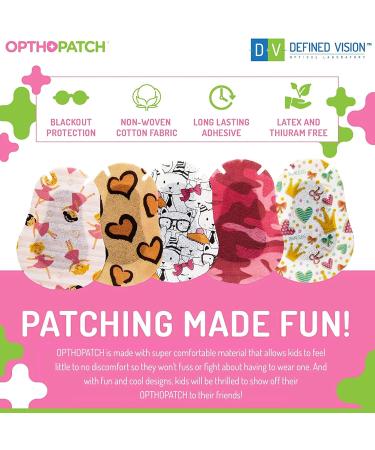 Buy Opthopatch Kids Eye Patches - Fun Girls Design | 60 + 10 Bonus Latex-Free Hypoallergenic Bandages for Amblyopia & Cross Eye | Free Shipping Worldwide - Buy Online on GoSupps.com