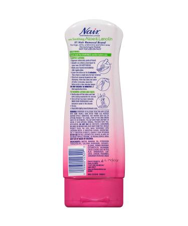 Nair Hair Removal Lotion with Aloe & Lanolin - 9 oz (2 Pack) | Gentle and Effective Hair Removal Solution - Buy Online on GoSupps.com