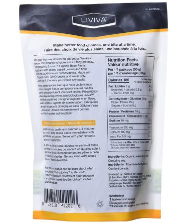 LIVIVA High Protein Keto Edamame Spaghetti 7oz (Pack of 6) - Organic & Delicious - Buy Online on GoSupps.com