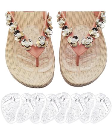 Metatarsal Pads for Flip Flops  Sandal Insoles  Forefoot Pads for Women  Forefoot Cushion Pads  Ball of Foot Cushion  Shoe Inshert for Women White