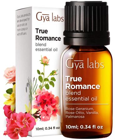 Gya Labs True Romance Essential Oil Blend - Sweet & Floral Scent (0.34 Fl Oz)