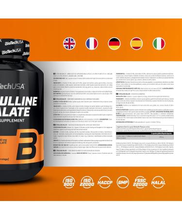 BiotechUSA Citrulline Malate Capsules | 90 Count | Endurance & Training Support for Athletes | L-Citrulline & Apple Acid - Buy Online on GoSupps.com