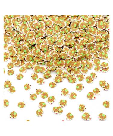 RT 10g/Lot Christmas House Slime Slices Addition Filler Charms for Slime Supplies Fluffy Ploymer Clay DIY Slime Accessories Y420 (Color : House)