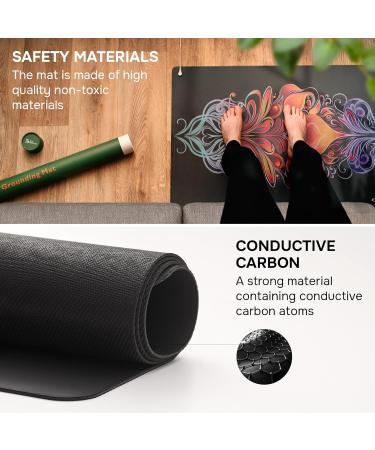 Grounding Mat for Feet - 60x80 cm | Premium Quality Grounding Mat for Enhanced Health & Wellness - International Shipping Available - Buy Online on GoSupps.com