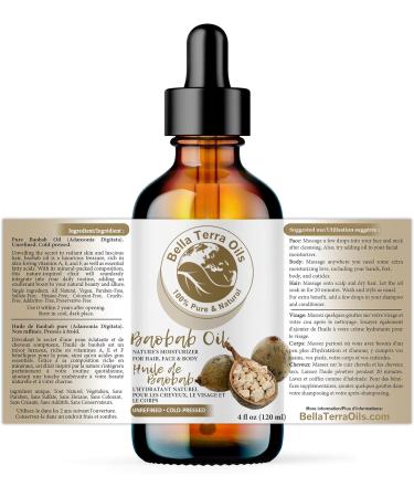 Baobab Oil. 120ml. 100% Pure. Cold-pressed. Unrefined. Single ingredient. Softens Rough Skin. Natural Moisturizer. Easily absorbs. Rich in Vitamins. For Hair Face Body Nails 120 ml (Pack of 1) - Buy Online on GoSupps.com
