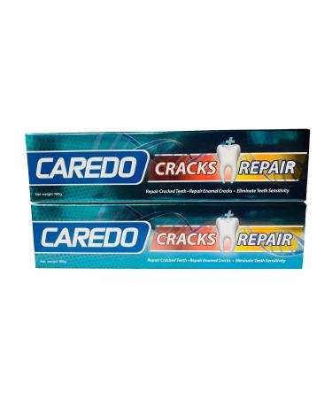 CAREDO Healing Teeth Crack Toothpaste The ONLY Toothpaste Repairing Cracked Teeth Enamel Cracks Cure Tooth Sensitivity Remove Pigment in Crack 100g 2 Counts 3.5 Ounce (Pack of 2)