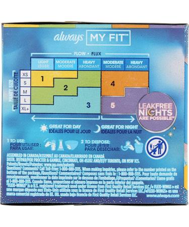 Always Infinity Flex Foam Size 1 Pads - Regular Flow, Unscented, 18 Count - Buy Online on GoSupps.com