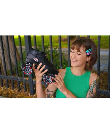 Riedell R3 Quad Roller Skates - Black, Size 12 | Indoor/Outdoor Roller Skates - Buy Online on GoSupps.com