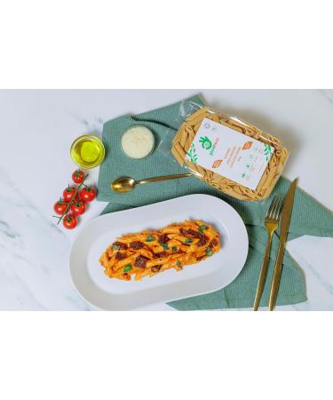Organic Chickpea Penne Pasta 1kg - High Protein & Fiber, Gluten-Free, Vegan, Low Calorie - Buy Online on GoSupps.com