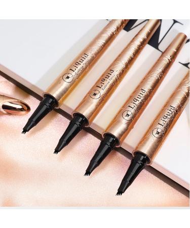 zykssy 2 Sticks 3D Eyebrow Pencil Waterproof Magic Eyebrow Pencil with 4 Fork Tips Microblading Eyebrow Pencil Create Natural Looking Eyebrows Effortlessly. - Buy Online on GoSupps.com