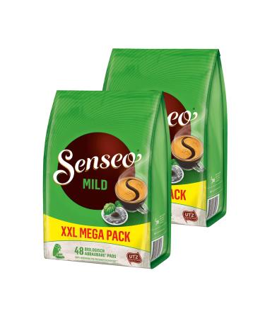 Senseo Pods Mild Roast, fine and velvety soft taste, Coffee Pads for coffee machines, 96 Pads