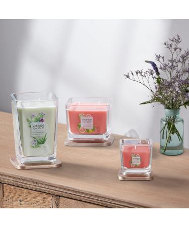 Yankee Candle Glass Wax Jasmine & Pomelo Candle - Square Vessel D cor - Buy Online on GoSupps.com