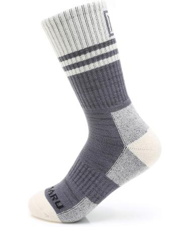 MIRMARU Women's 5 Pairs Moisture Wicking Hiking Socks - Outdoor Athletic Cushion Crew Socks - Style# 231, Multi Color Assorted (5 Pack) - Buy Online on GoSupps.com