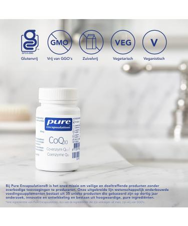 Pure Encapsulations CoQ10 Biologically Identical and From Natural Source 30 Capsules - Buy Online on GoSupps.com