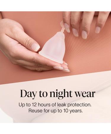 Cora Menstrual Period Cup - Comfortable, Easy to Use, Leak Protection - Size 1 - Buy Online on GoSupps.com