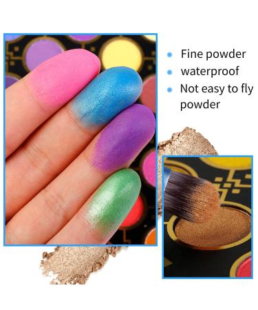 DE'LANCI 78 Color Eyeshadow Palette Gift Set - Professional, Highly Pigmented Makeup for Women, Girls, and Teens - All-in-1 Eyeshadow, Lipstick, Blush, Contour, Highlighter - Buy Online on GoSupps.com