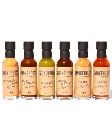 Smokehouse by Thoughtfully Gourmet Ultimate Grill Truck Gift Set Fun Food Truck Shaped Packaging Includes BBQ Rubs BBQ Sauces & Hot Sauces Set of 6