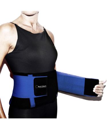 Kutikot back brace back belt for men and women back support belt for relieving pain adjustable waist trimmer belt double closure lumbar support for the perfect fit (XL)