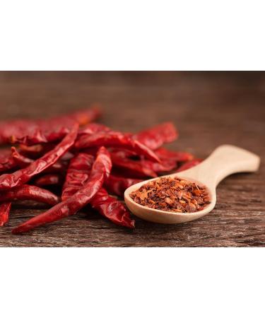Tasty Pott Organic Chilli Pepper with Crushed Seeds - 250g - Hot Spicy Sharp - For Cooking and Roasting - Marinade and Barbecue - Organic Quality - Refill - Buy Online on GoSupps.com