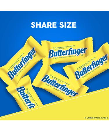 Butterfinger  Chocolatey  Peanut-Buttery  Individually Wrapped Full Size Candy Bars  Great For Halloween Candy  3.7 Oz  18 Pack Butterfinger 3.7 Ounce (Pack of 18) - Buy Online on GoSupps.com