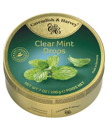 Cavendish & Harvey | Clear Mint Drops | 7 Ounce Tin