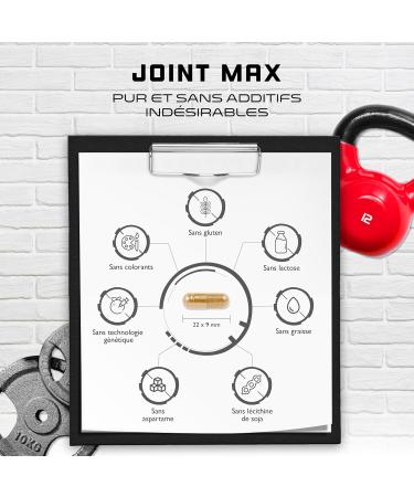 Joint Max - 180 Ultra Capsules - Highly Dosed Joint Supplement with Glucosamine MSM Chondroitin Cissus Quadrangularis Frankincense Extract Hyaluronic Acid Ginger Bromelain - Buy Online on GoSupps.com