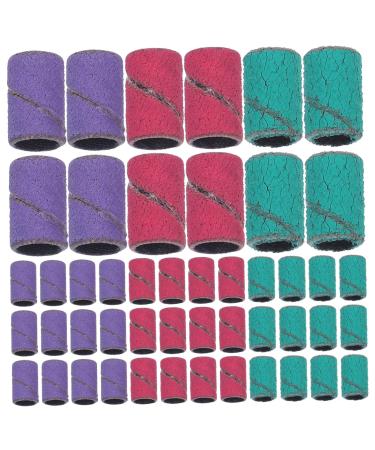 Mikinona 3 Boxes Nail Polishing Circle Nail Polishing Bands Nail Grinding Sanding Bands Sanding Bands for Nail Manicure Band Sanding Bits for Nail Drill Grinding Polisher Nail Accessories