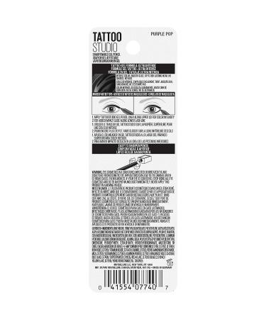 Maybelline Tattoo Studio Long-Lasting Sharpenable Gel Eyeliner Pencil - Purple Pop - 0.04 oz - Buy Online on GoSupps.com